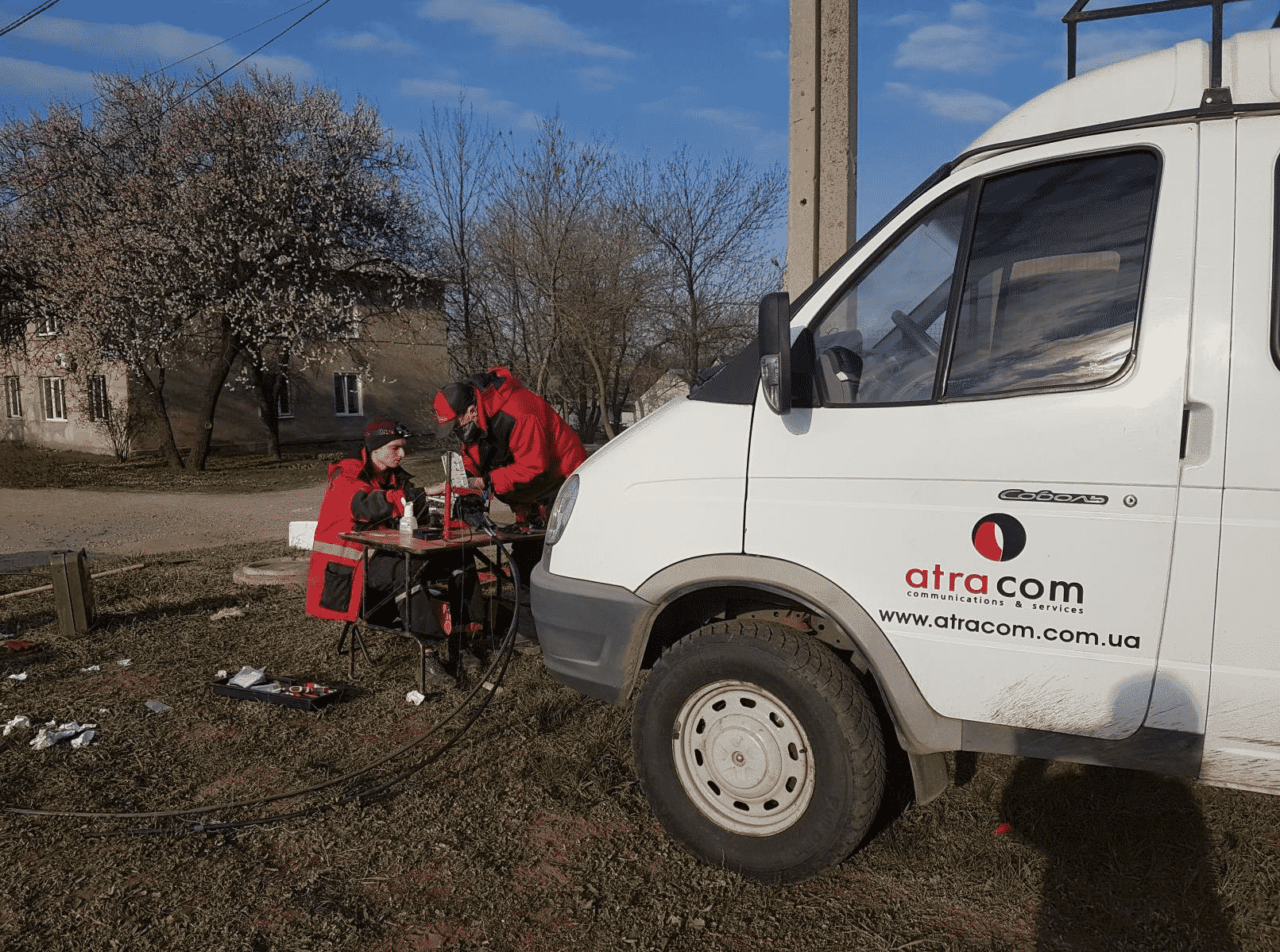 Зображення для статті: Планові роботи на магістралях ТОВ “Атраком”